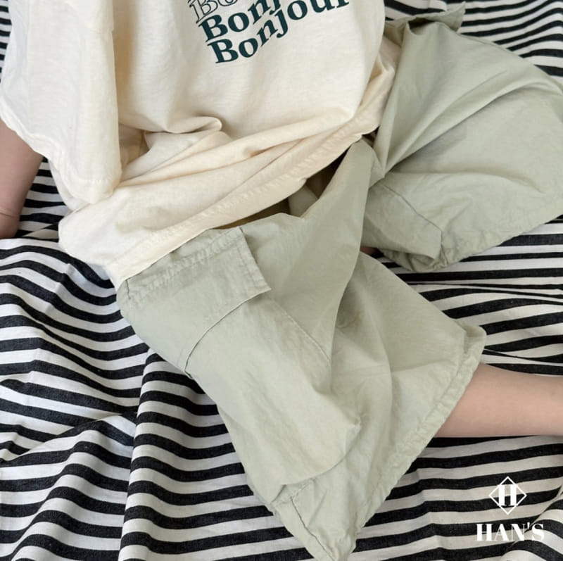 Han's - Korean Children Fashion - #todddlerfashion - Cargo String Capri Shorts  - 11