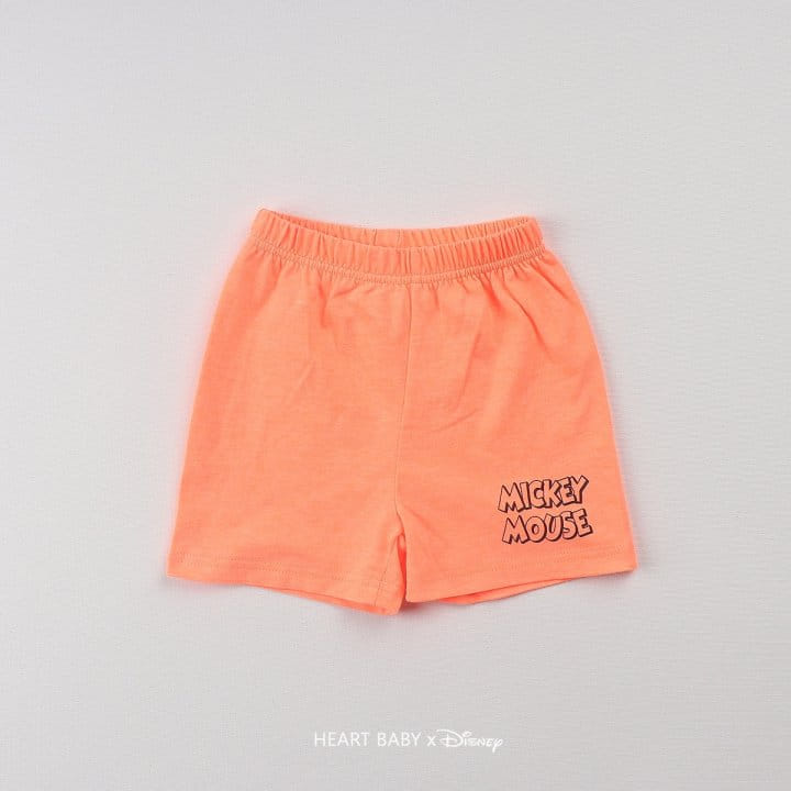 Heart Baby - Korean Children Fashion - #magicofchildhood - Neon M Short Sleeve Top Bottom Set - 11