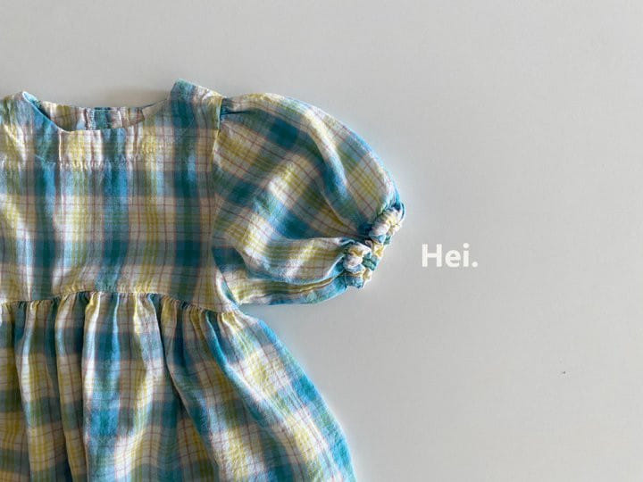 Hei - Korean Children Fashion - #magicofchildhood - Check One-Piece - 6