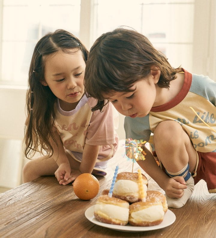 Here I Am - Korean Children Fashion - #Kfashion4kids - Triple Top Bottom Set - 6