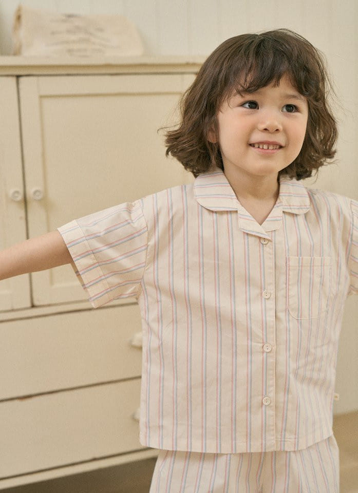 Here I Am - Korean Children Fashion - #kidzfashiontrend - For You Vacation Top Bottom Set - 4