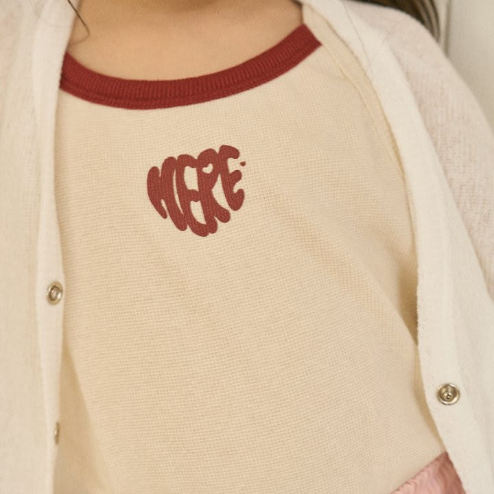 Here I Am - Korean Children Fashion - #childofig - Heart Sleeveless Tee - 8