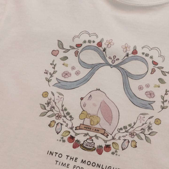 Here I Am - Korean Children Fashion - #childrensboutique - Fleur Bunny Tee With Mom - 10