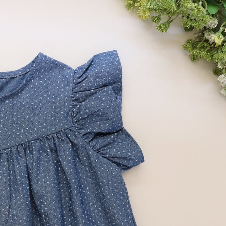 Here I Am - Korean Children Fashion - #designkidswear - Sands Denim One-Piece - 10