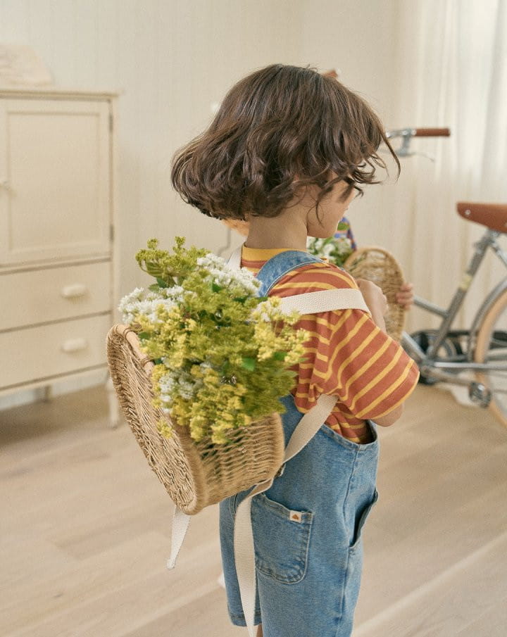 Here I Am - Korean Children Fashion - #designkidswear - Soft Span Denim Overalls  - 9