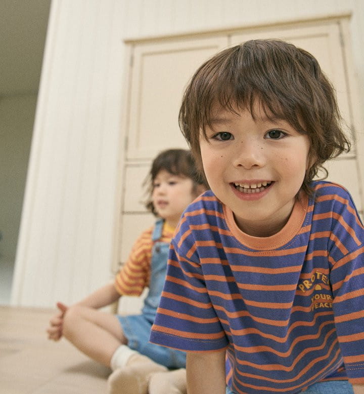 Here I Am - Korean Children Fashion - #designkidswear - Two Tone ST Tee - 2