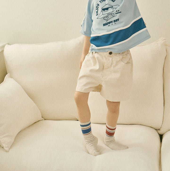 Here I Am - Korean Children Fashion - #kidsshorts - Tone On Tone - 5