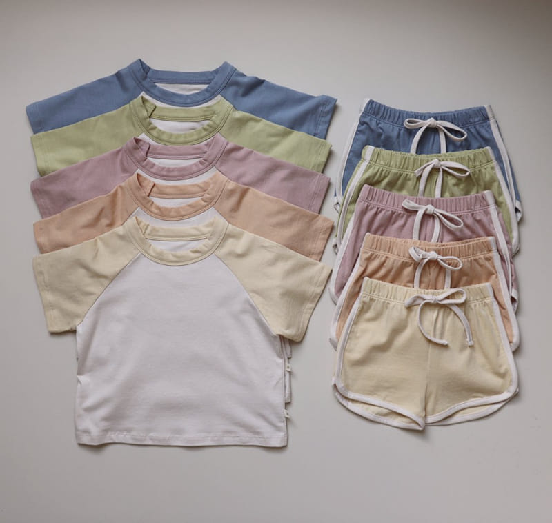 Here I Am - Korean Children Fashion - #kidsstore - Everyday Top Bottom Set - 3