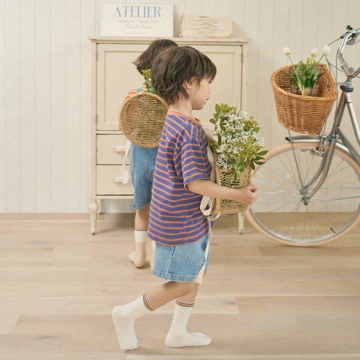 Here I Am - Korean Children Fashion - #kidzfashiontrend - Two Tone ST Tee - 7