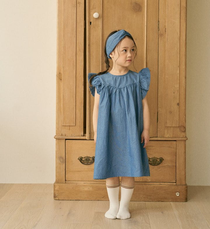 Here I Am - Korean Children Fashion - #magicofchildhood - Sands Denim One-Piece - 2