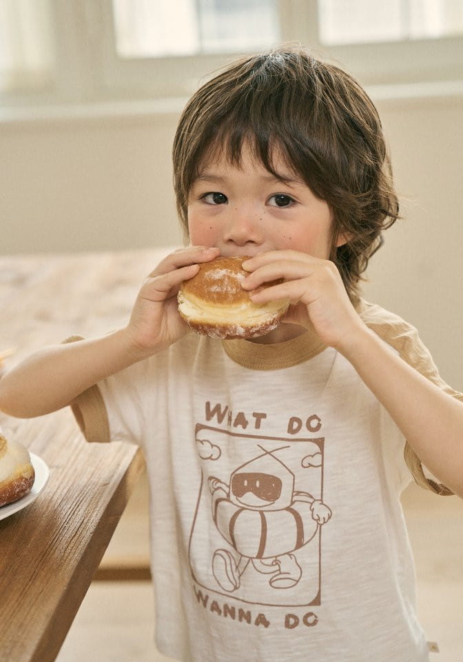 Here I Am - Korean Children Fashion - #stylishchildhood - Beach Slub Tee - 8