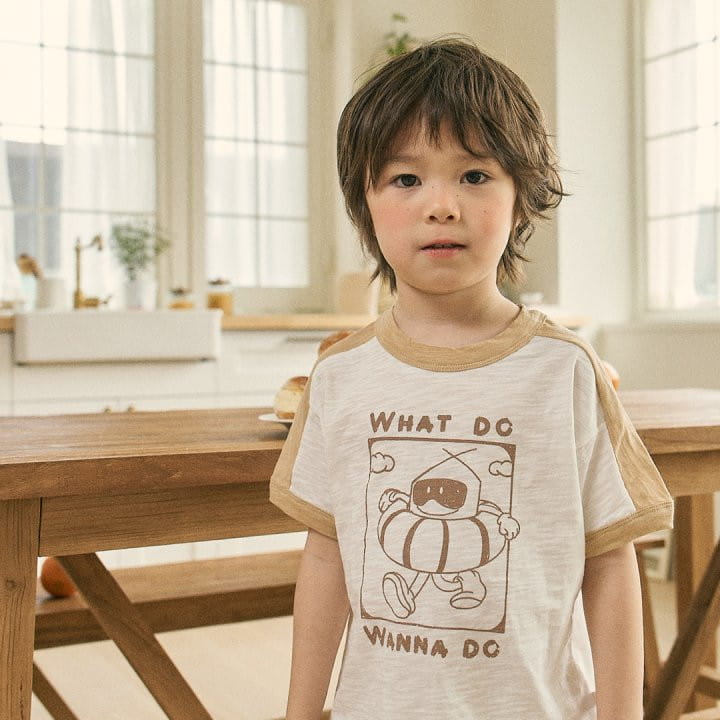 Here I Am - Korean Children Fashion - #toddlerclothing - Beach Slub Tee - 7