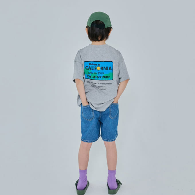 Hikiki - Korean Children Fashion - #kidsshorts - California Tee