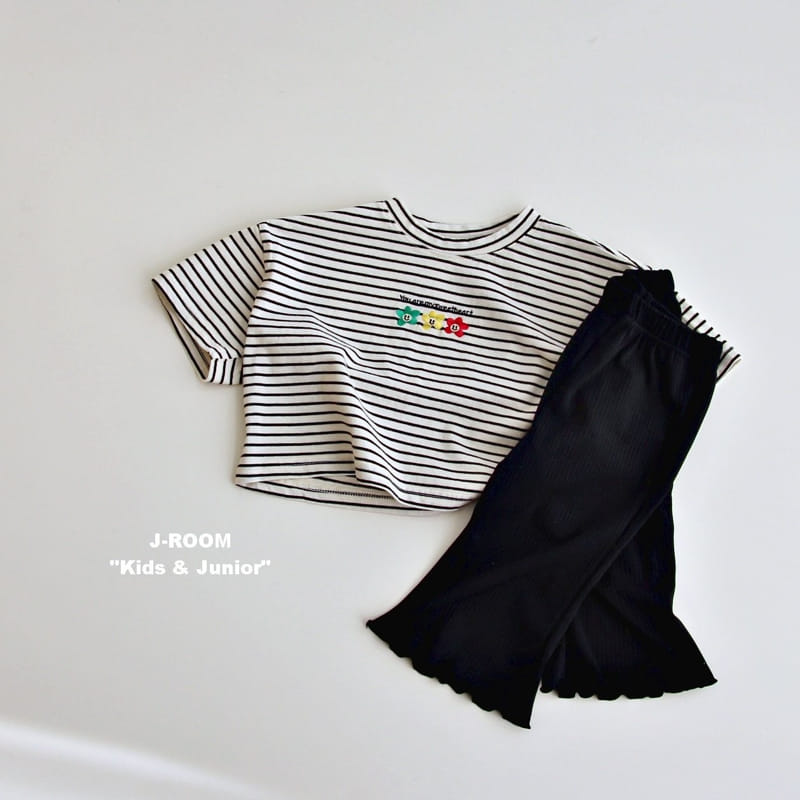 J-Room - Korean Children Fashion - #Kfashion4kids - Cool Rib Boots Cur Cropped Shorts - 6