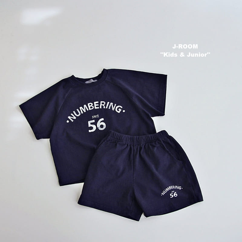 J-Room - Korean Children Fashion - #childrensboutique - Number Raglan Top Bottom Set - 6