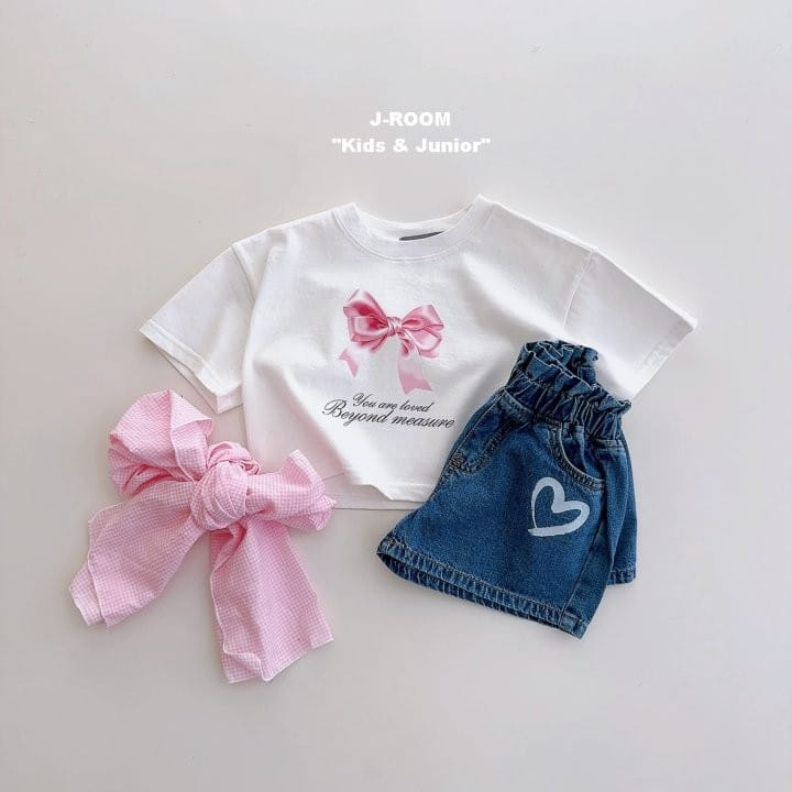 J-Room - Korean Children Fashion - #childofig - Ribbon Jensa Crop Tee - 4