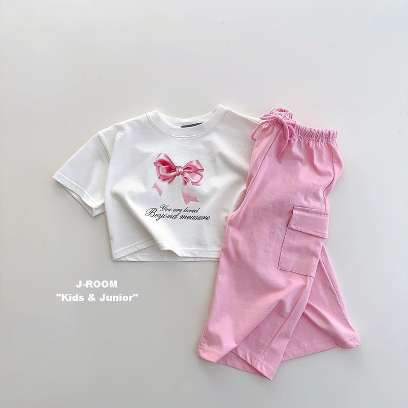 J-Room - Korean Children Fashion - #discoveringself - Ribbon Jensa Crop Tee - 6