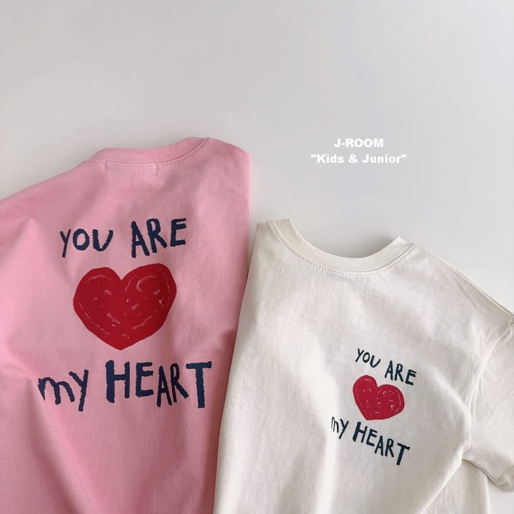 J-Room - Korean Children Fashion - #kidzfashiontrend - My Heart Paint Tee - 2