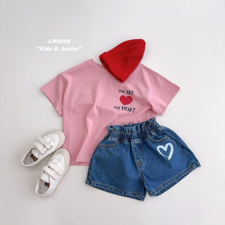 J-Room - Korean Children Fashion - #todddlerfashion - My Heart Paint Tee - 8