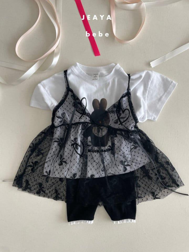 Jeaya & Mymi - Korean Baby Fashion - #babyboutique - Black Rabbit Tee - 8
