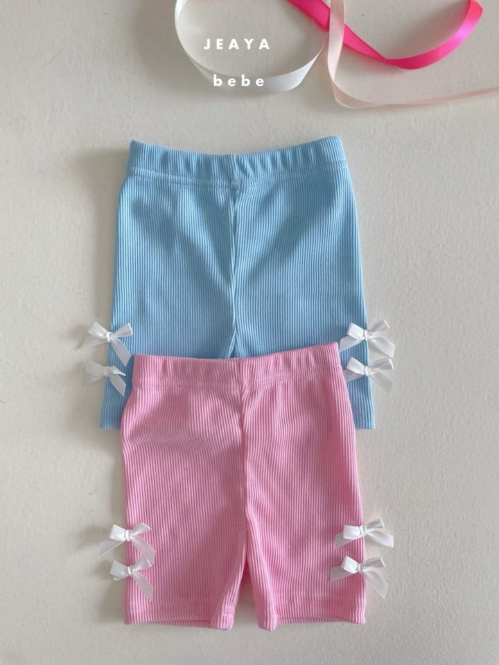 Jeaya & Mymi - Korean Baby Fashion - #onlinebabyboutique - Ribbon Jeggings