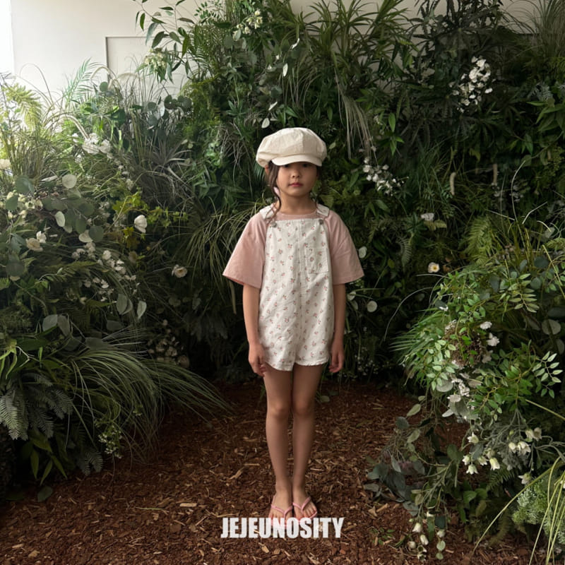 Jejeunosity - Korean Children Fashion - #kidzfashiontrend - C Berry Short Overalls - 4