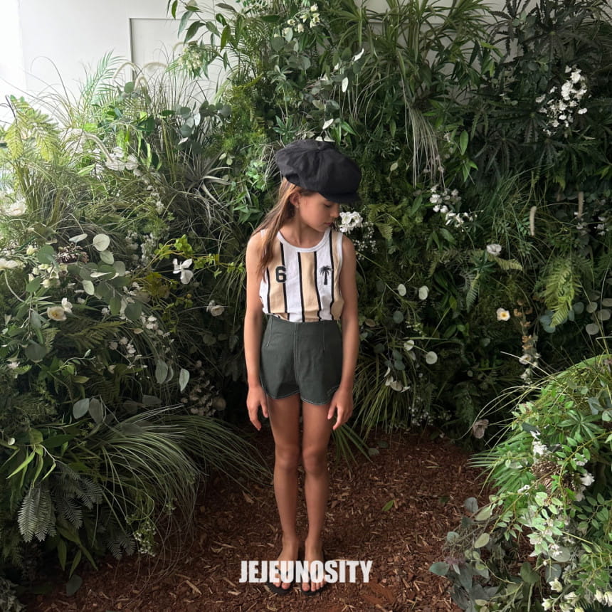Jejeunosity - Korean Children Fashion - #childrensboutique - Screw Sleeveless Tee - 10