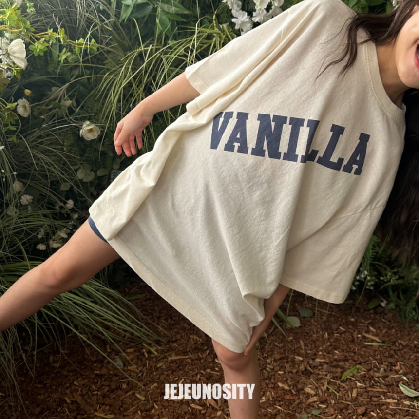 Jejeunosity - Korean Children Fashion - #kidsshorts - Vanilla Tee - 6