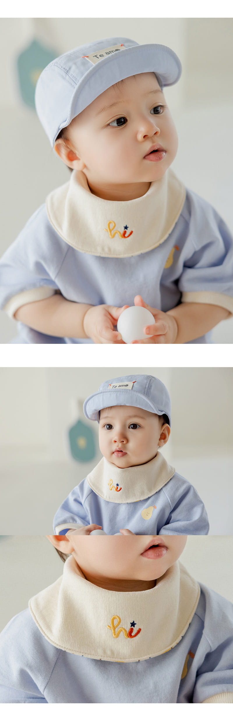 Kids Clara - Korean Baby Fashion - #babyboutiqueclothing - Torin Reversible Baby Banana Bib  - 2