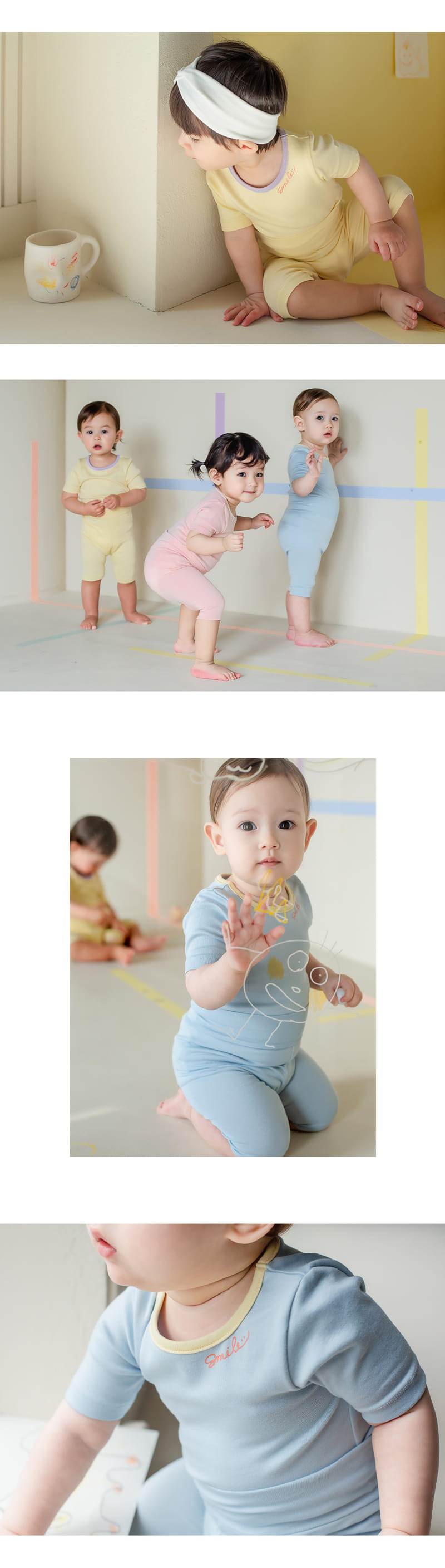 Kids Clara - Korean Baby Fashion - #babyboutiqueclothing - Smile Compy Belly Baby Easy Wear - 7