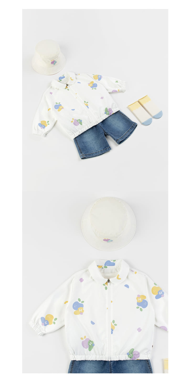 Kids Clara - Korean Baby Fashion - #babyclothing - Joyful Baby Windbreaker - 3
