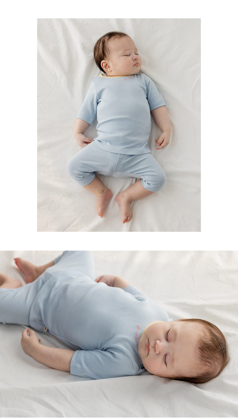 Kids Clara - Korean Baby Fashion - #babyclothing - Smile Compy Belly Baby Easy Wear - 8