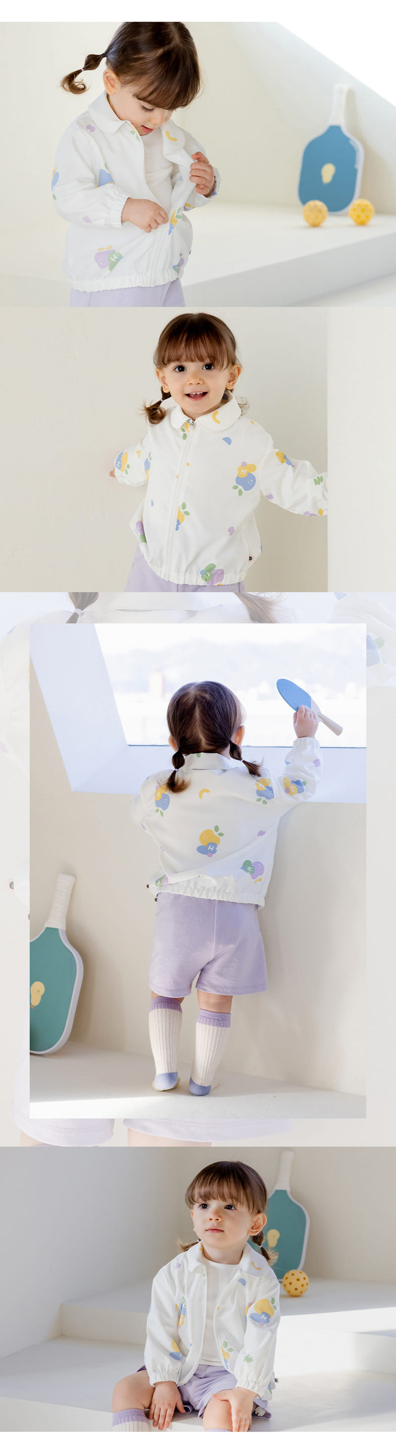 Kids Clara - Korean Baby Fashion - #babyclothing - Joyful Baby Windbreaker - 4