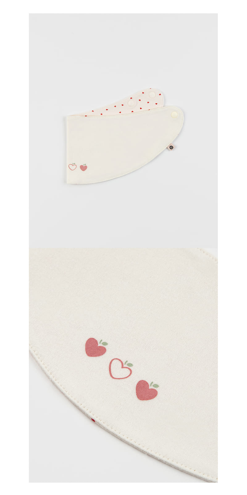 Kids Clara - Korean Baby Fashion - #babyfashion - Bbeua Reversible Baby Banana Bib - 3