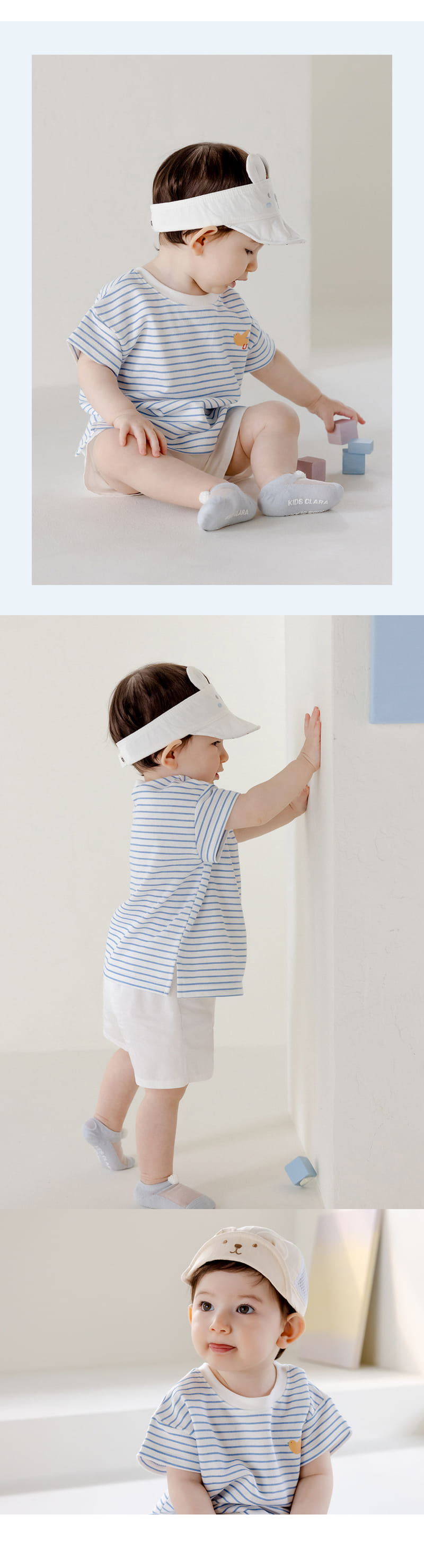 Kids Clara - Korean Baby Fashion - #babyfashion - Klein Baby Short Sleeve Tee - 8