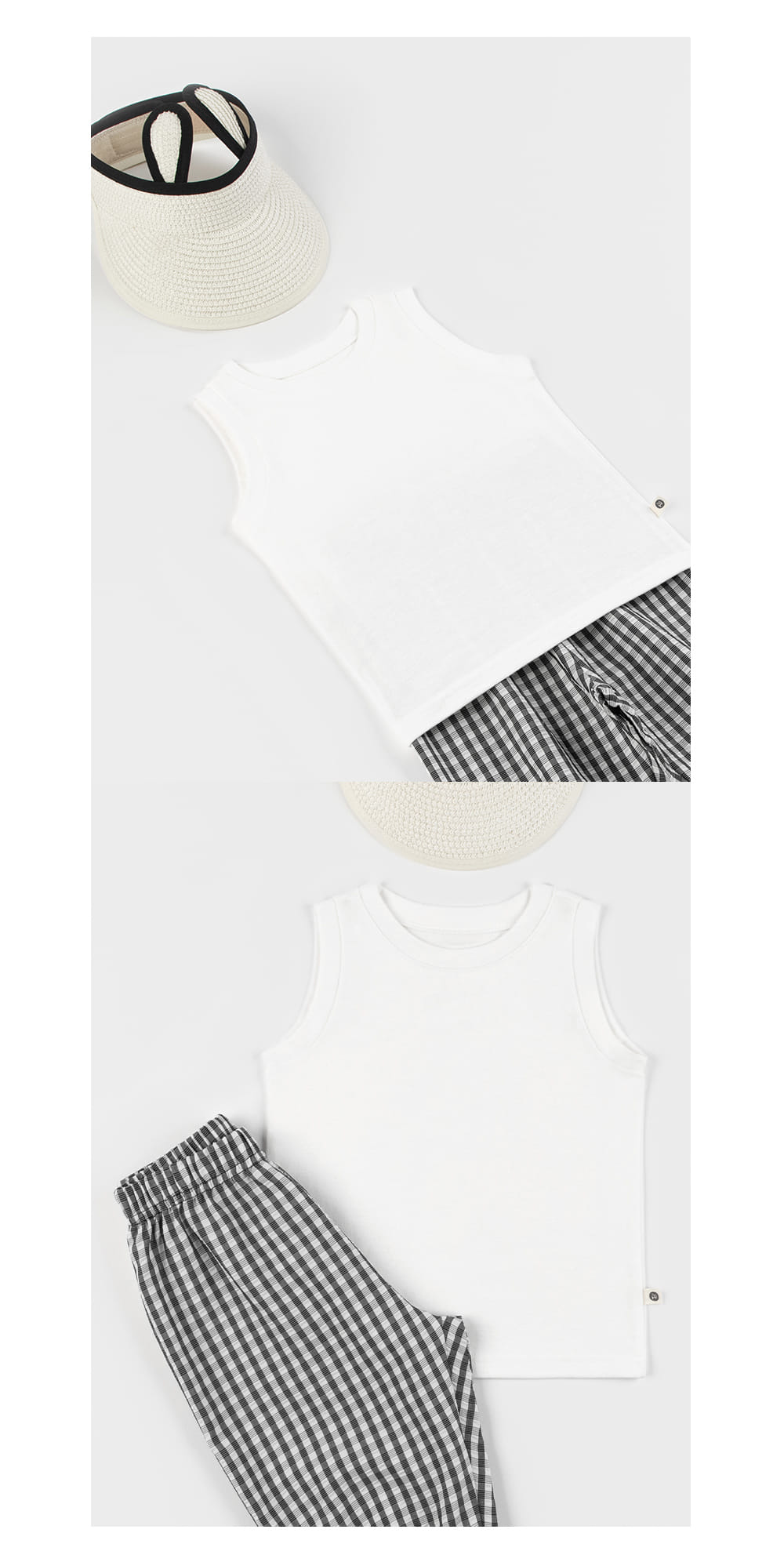 Kids Clara - Korean Baby Fashion - #babyfashion - Pure Basic Baby Sleeveless Tee - 5