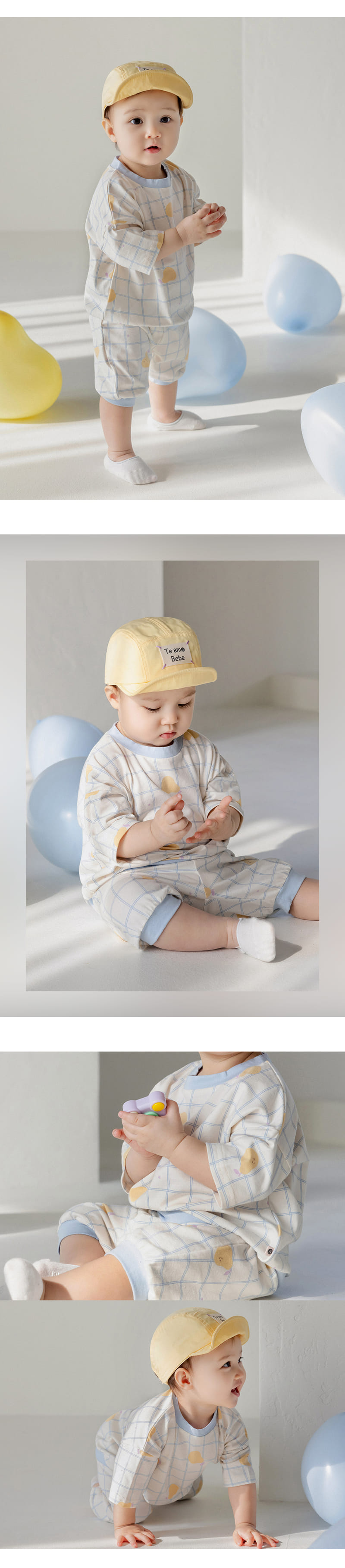 Kids Clara - Korean Baby Fashion - #babyfever - Purto Baby Top Bottom Set - 6