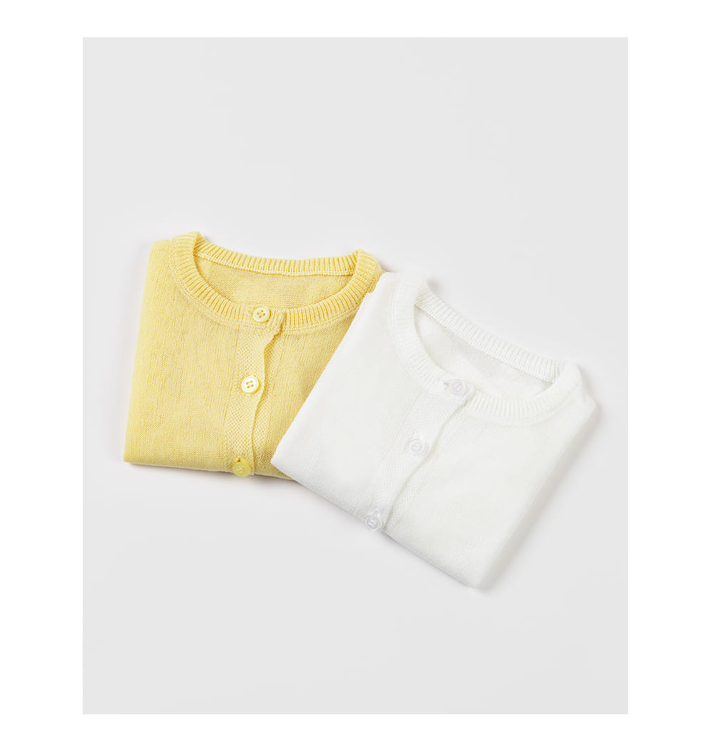 Kids Clara - Korean Baby Fashion - #babyfever - Mine Knit Baby Cardigan - 5