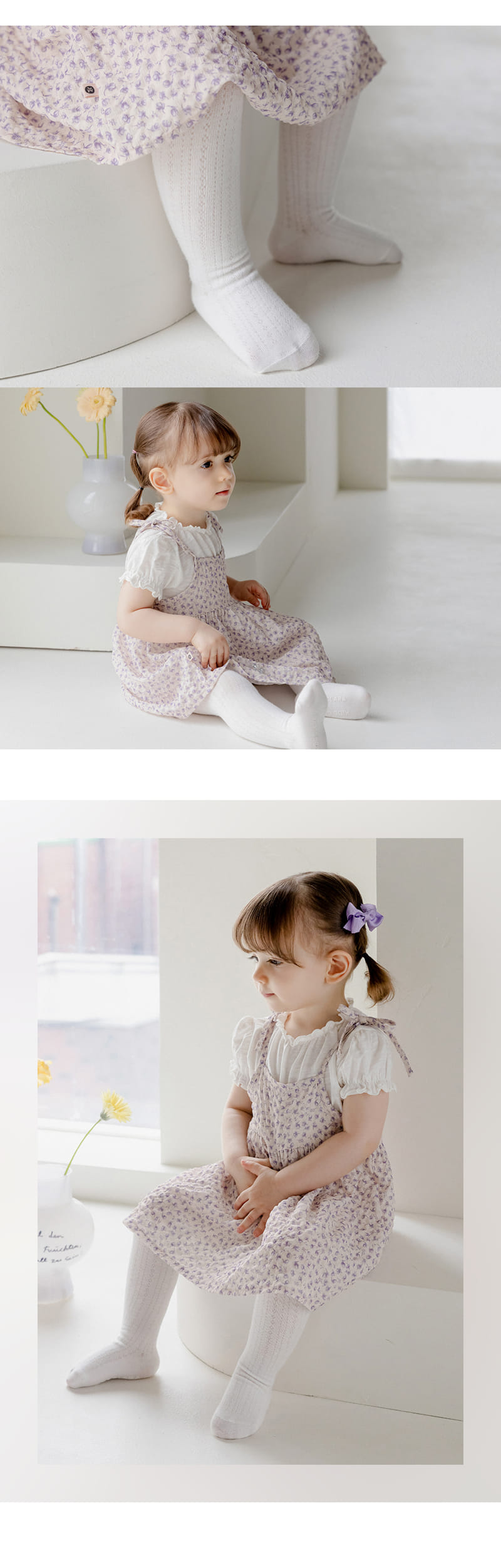 Kids Clara - Korean Baby Fashion - #babyfever - Freya Baby Tights  (5ea 1set) - 4