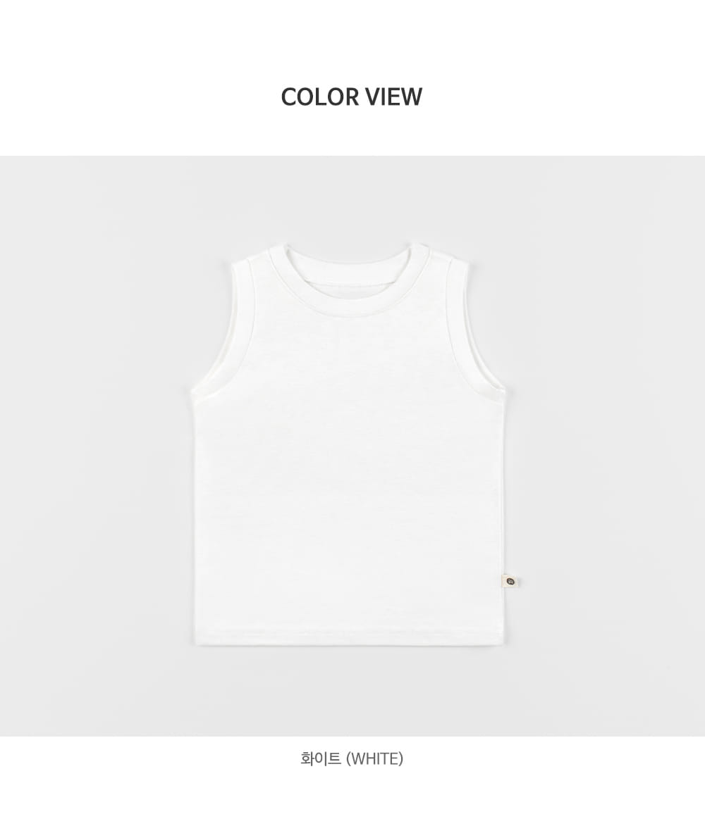 Kids Clara - Korean Baby Fashion - #babylifestyle - Pure Basic Baby Sleeveless Tee - 8