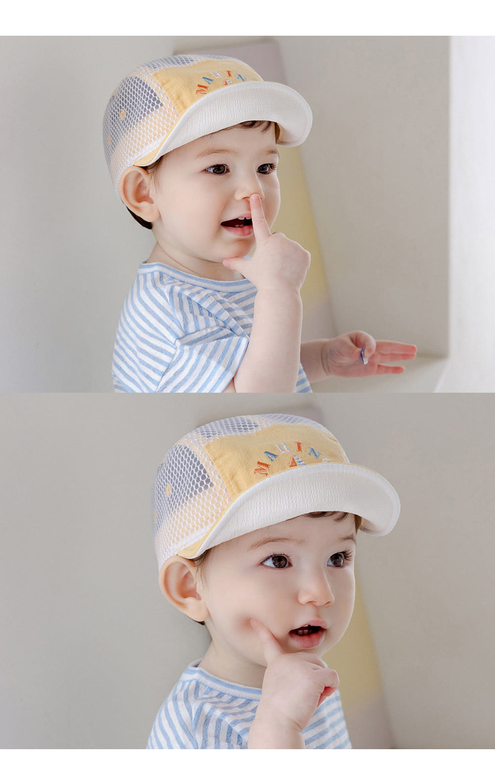Kids Clara - Korean Baby Fashion - #babygirlfashion - Rini Summer Baby Camp Cap - 4
