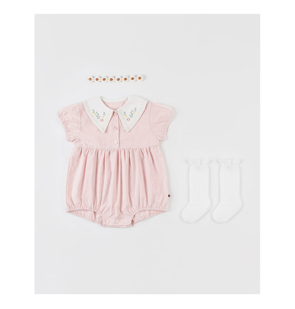 Kids Clara - Korean Baby Fashion - #babyoninstagram - Lover Body Suit - 6