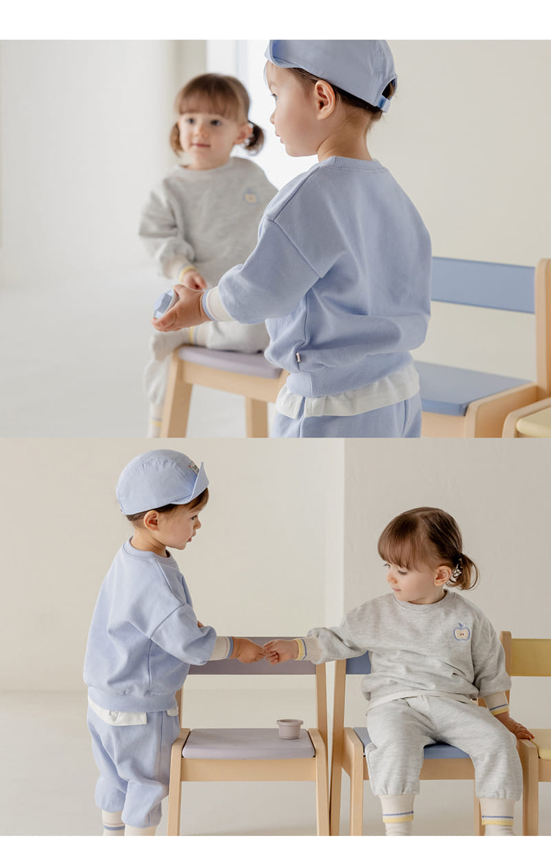 Kids Clara - Korean Baby Fashion - #babyoninstagram - Luyarn Layered Long Baby Tee - 4