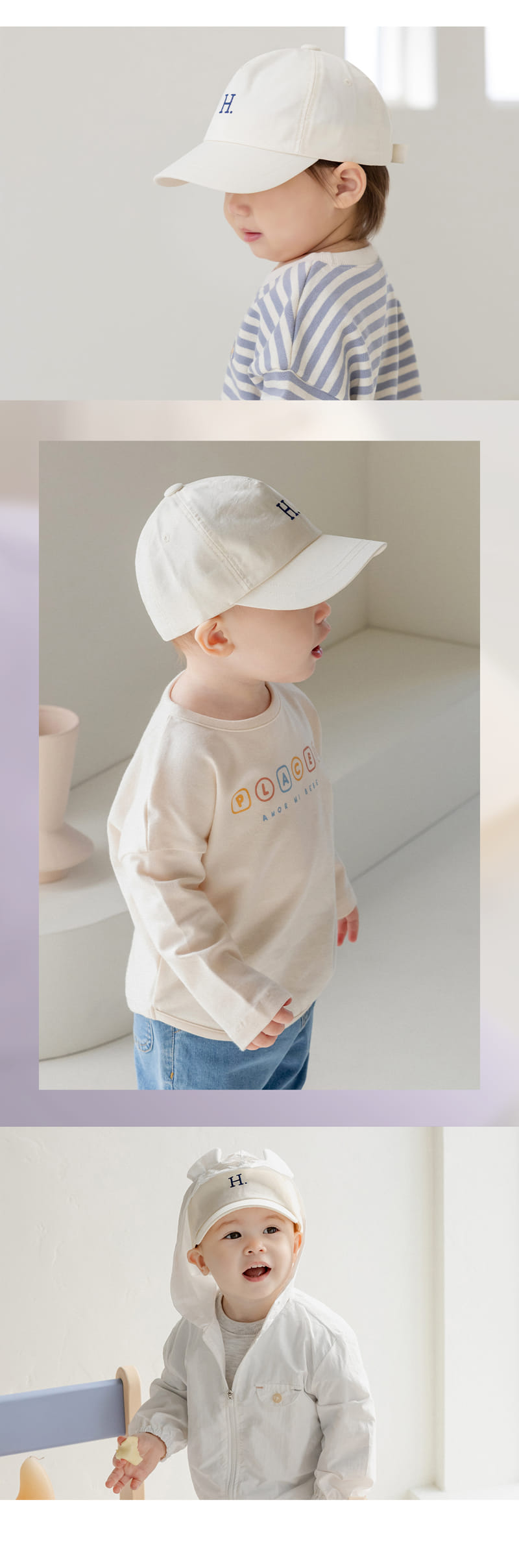 Kids Clara - Korean Baby Fashion - #babyoutfit - Harring Baby Ball Cap - 6