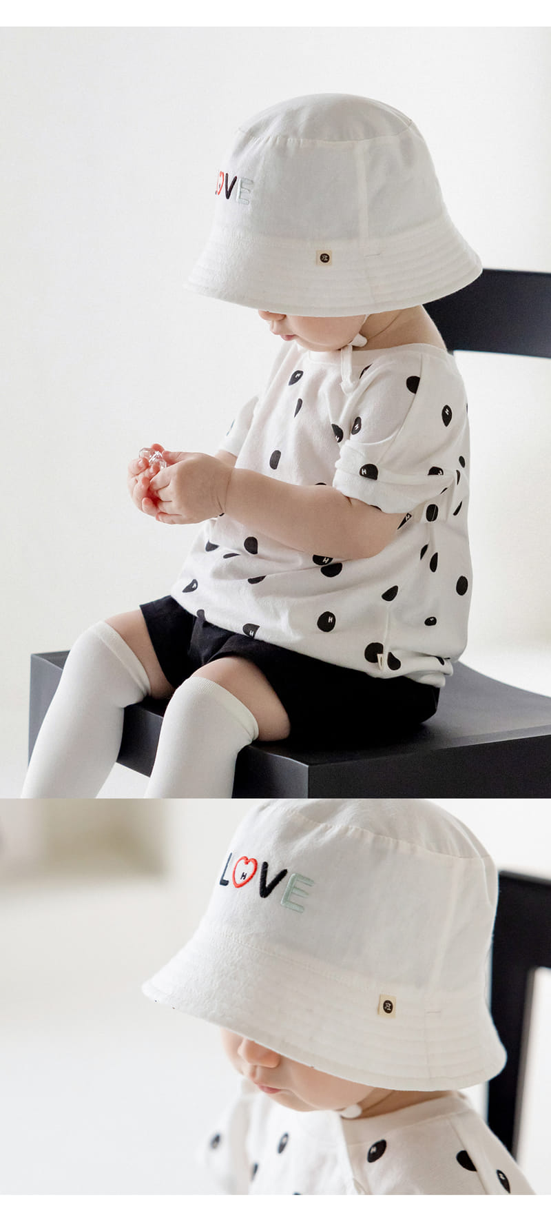 Kids Clara - Korean Baby Fashion - #babyoutfit - Cliff Reversible Baby Bucket Hat - 3
