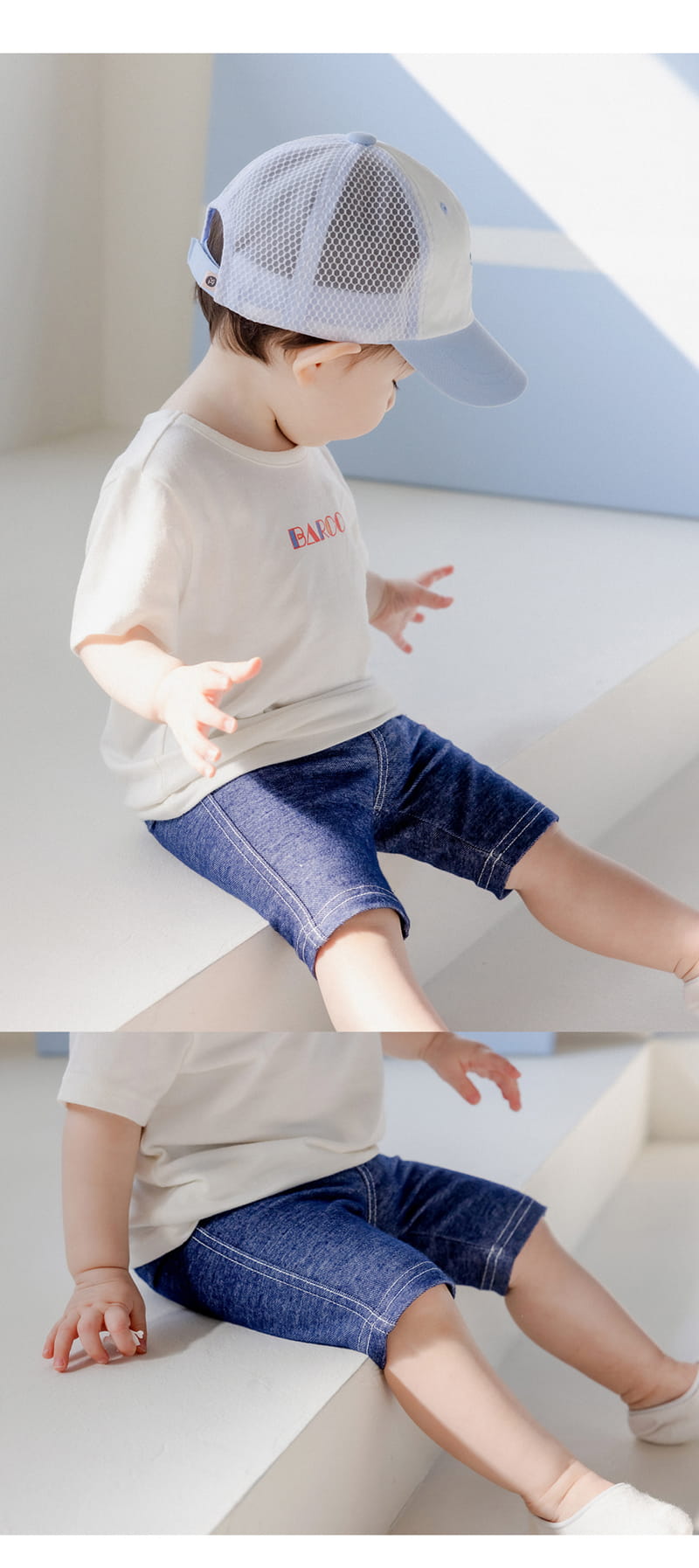 Kids Clara - Korean Baby Fashion - #babyootd - Shunoa Baby Short Jeggings - 4