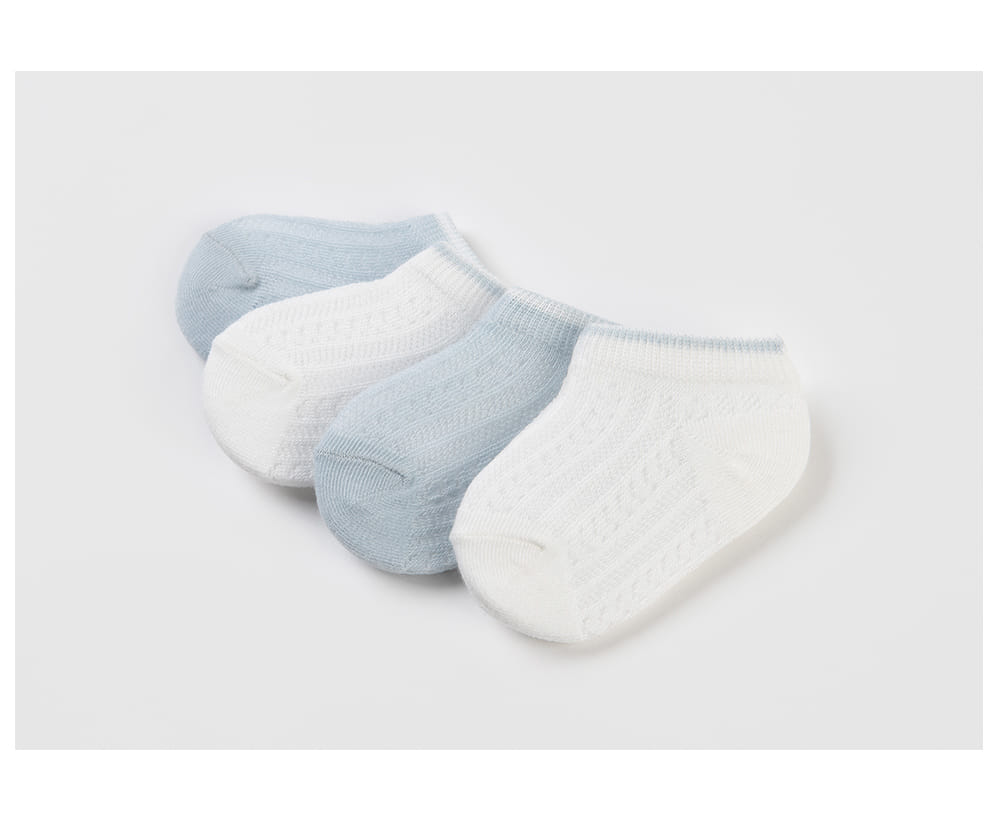 Kids Clara - Korean Baby Fashion - #babyoutfit - Lora Ice Baby Socks 2coloe Set ( 5ea 1set) - 5