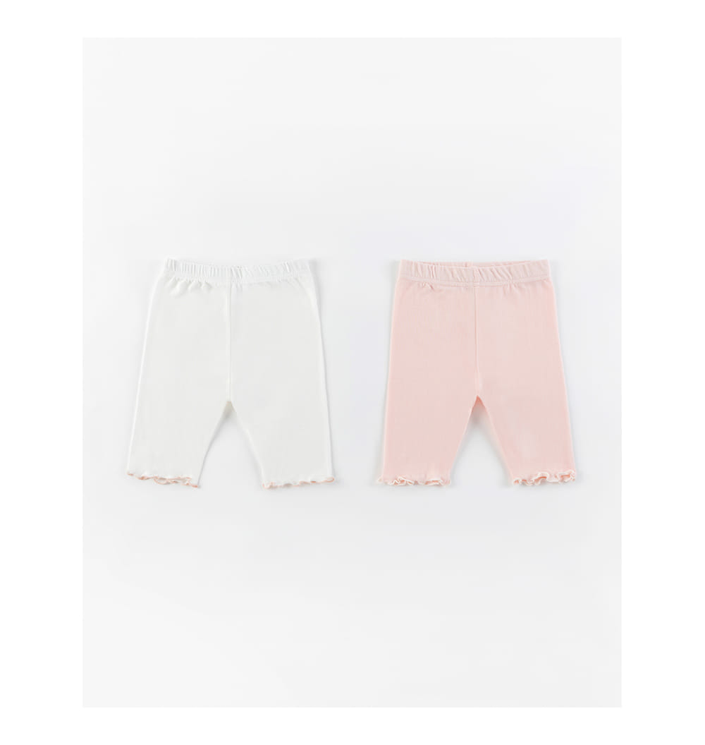 Kids Clara - Korean Baby Fashion - #babyoutfit - Hasmin Baby Short Leggings - 6