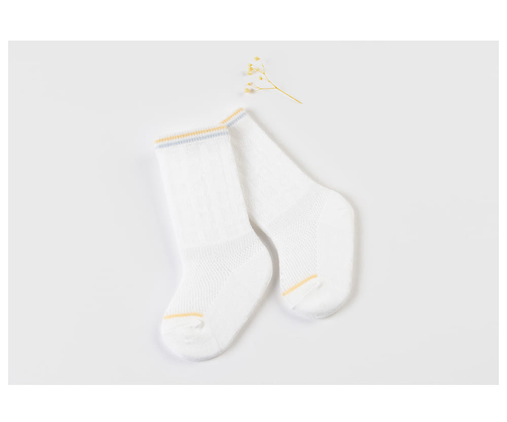 Kids Clara - Korean Baby Fashion - #onlinebabyboutique - Jini Ice Baby Knee Socks (5ea 1set) - 5