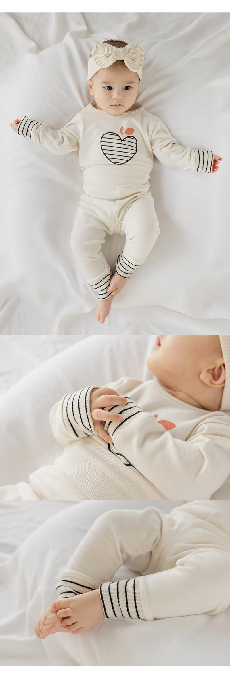 Kids Clara - Korean Baby Fashion - #onlinebabyshop - Molang Compy Belly Baby Easy Wear - 3